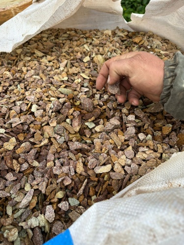 Златолит персиковый декоративная каменная крошка купить в Тамбове