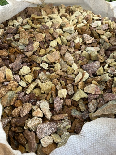 Златолит персиковый декоративная каменная крошка купить в Тамбове