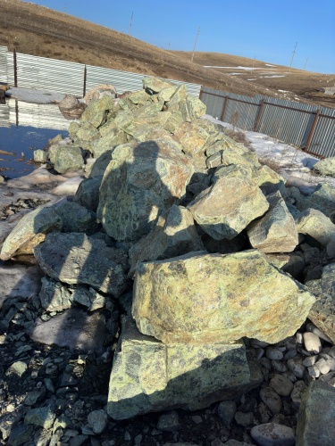 Камни для ландшафтного дизайна зелёные 10-60 килограмм купить в Тамбове