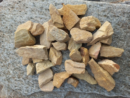 Златолит жёлтый декоративная каменная крошка купить в Тамбове