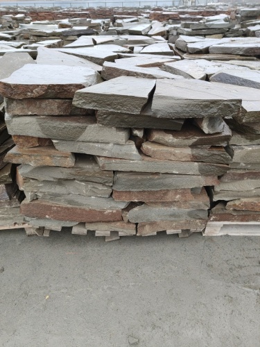 Плитняк песчаник серо-зелёный для мощения 60-65 мм купить в Тамбове